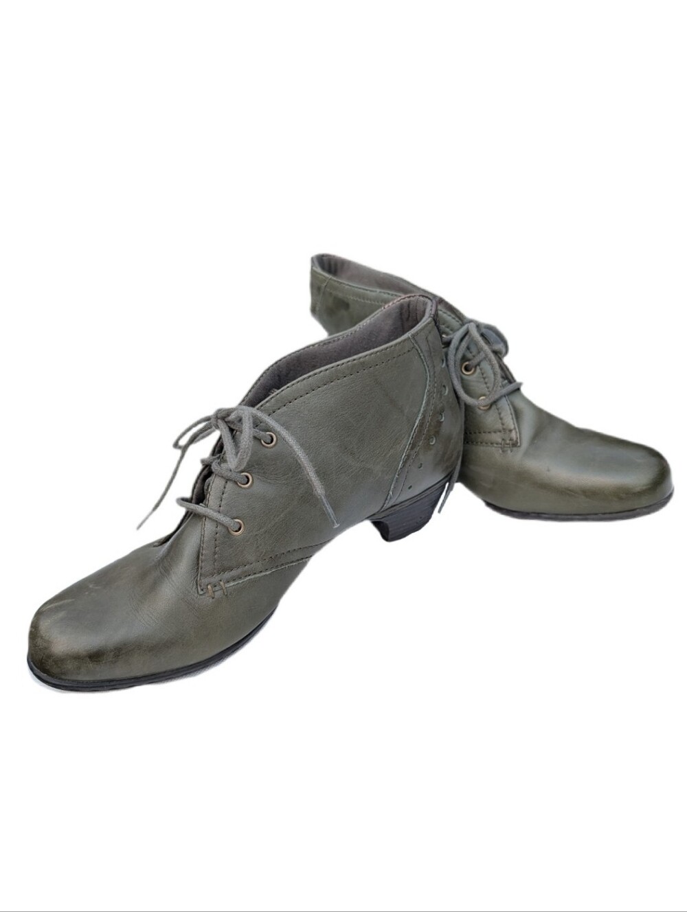 Rockport Cobb Hill Women's Aria Chukka Boot, Dark Green Size 8